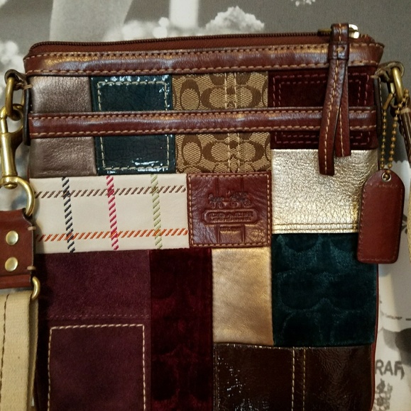 Coach Handbags - Coach Patchwork crossbody bag